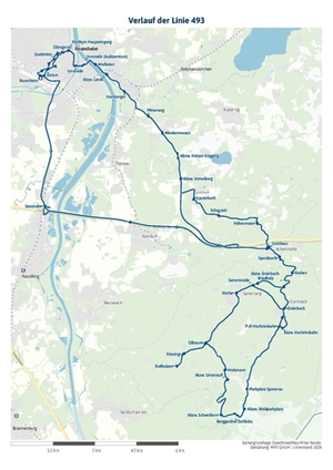 MVV-Karte Verlauf Wanderbus 2026