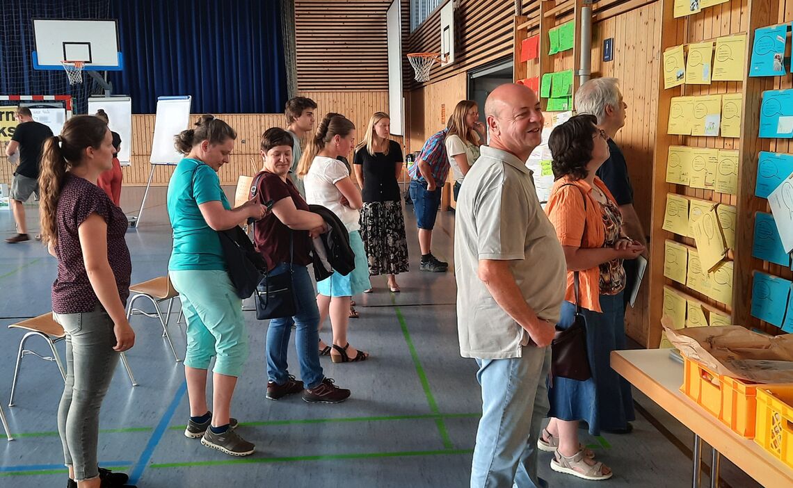 Samerberger Halle 06.07.2022 Ideenwerkstatt nonconform Leitbild