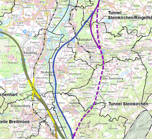 brennernordzulauf trassen raumordnung 