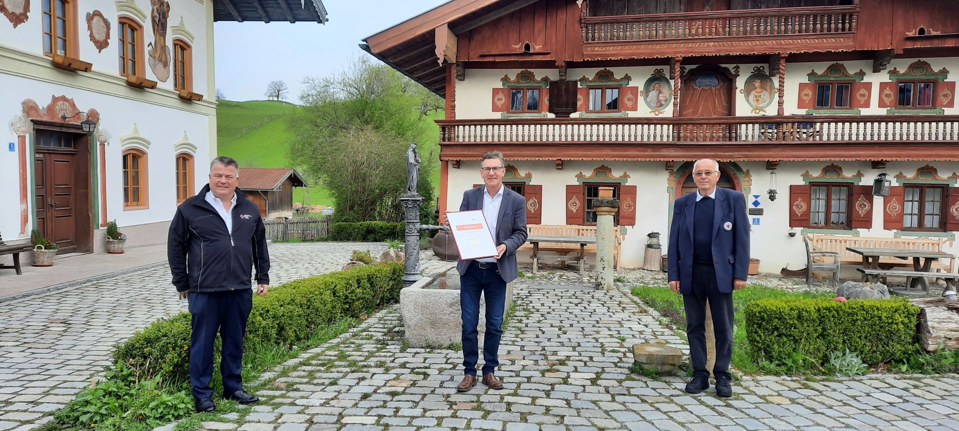 BRK Ehrung Gemeinde Samerberg