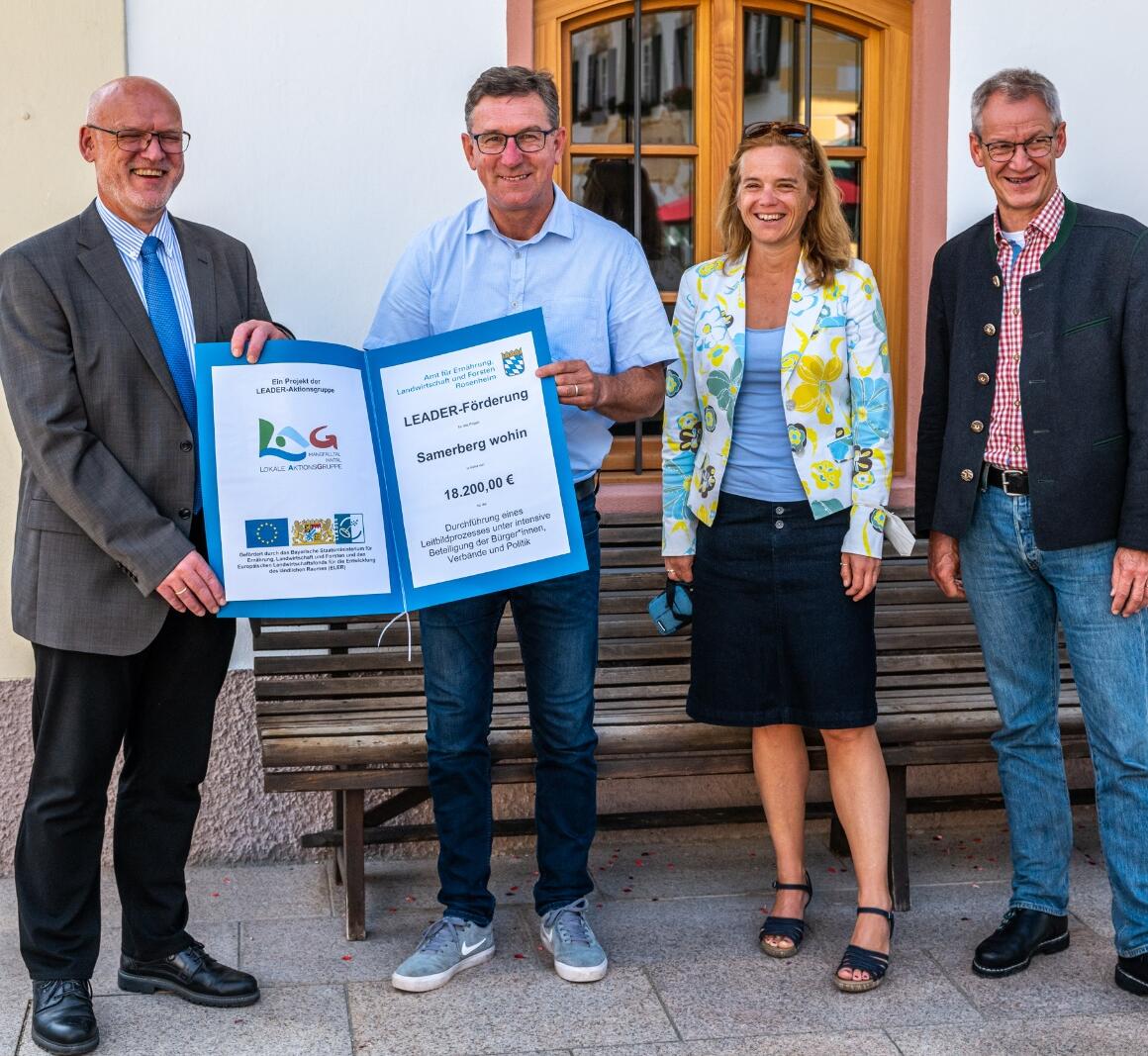 LAG Förderbescheid Übergabe 12.07.2021