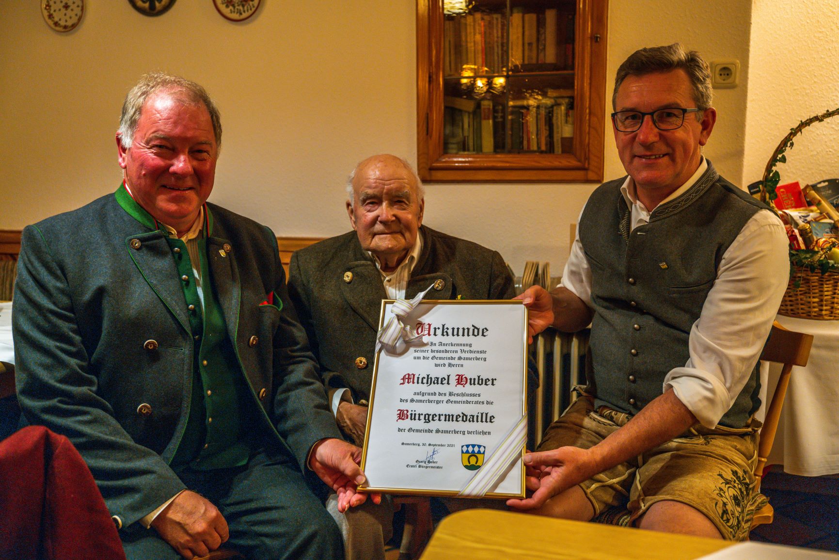 Michael Huber Bürgermedaille 30.09.2021