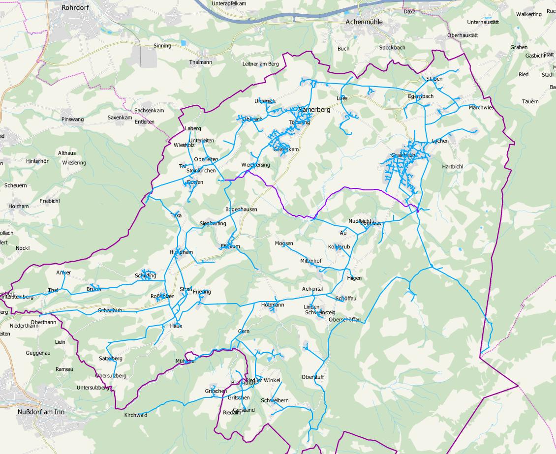 Trinkwassernetz Samerberg